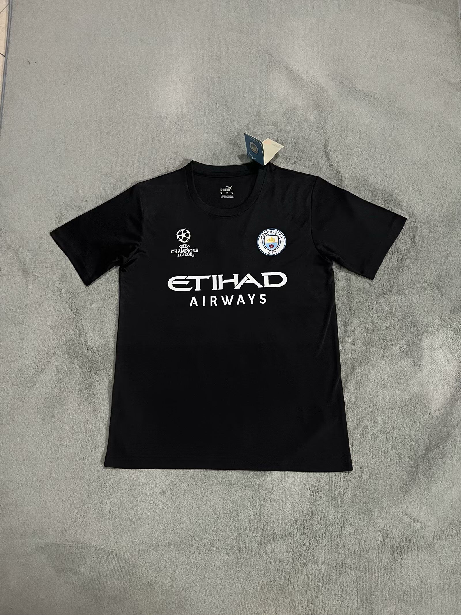 AAA Quality Manchester City 23/24 Black UCL Training Jerseys